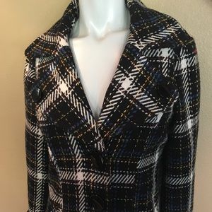 🌷Kensie Plaid Trendy Vintage Coat 🌷